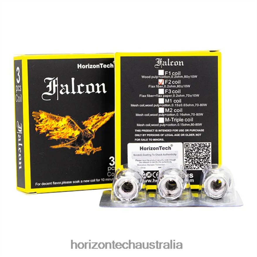 HorizonTech Falcon Coils (3-Pack) VJ2DVJ160 F2 Coil 0.2ohm - Horizon Tech Company