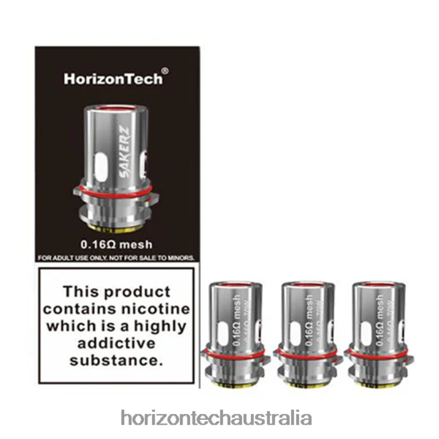 HorizonTech Sakerz Coils (3-Pack) VJ2DVJ158 Mesh 0.16ohm (3-Pack) - HorizonTech Canberra