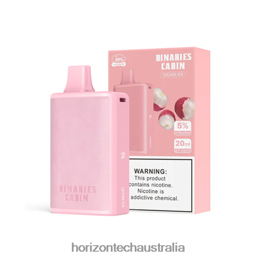 HorizonTech Binaries Cabin Disposable 20mL VJ2DVJ60 Lychee Ice - Horizon Tech Company