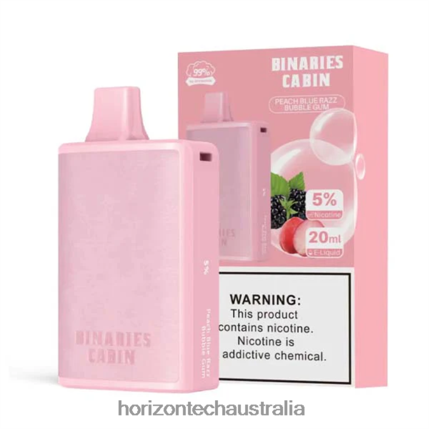 Peach Blue Razz Bubble Gum