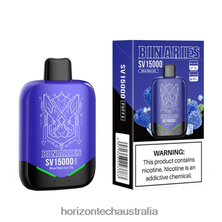 HorizonTech Binaries Cabin Disposable SV VJ2DVJ87 Blue Razz Ice - HorizonTech Australia