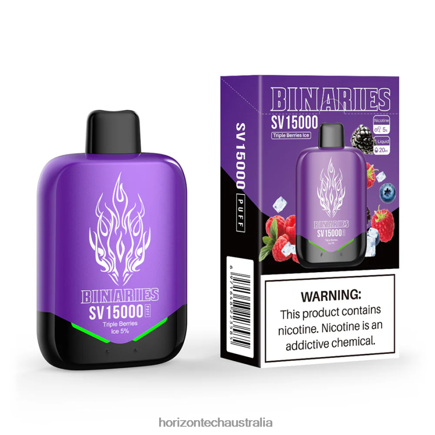 HorizonTech Binaries Cabin Disposable SV VJ2DVJ94 Triple Berries Ice - HorizonTech Vape Kit