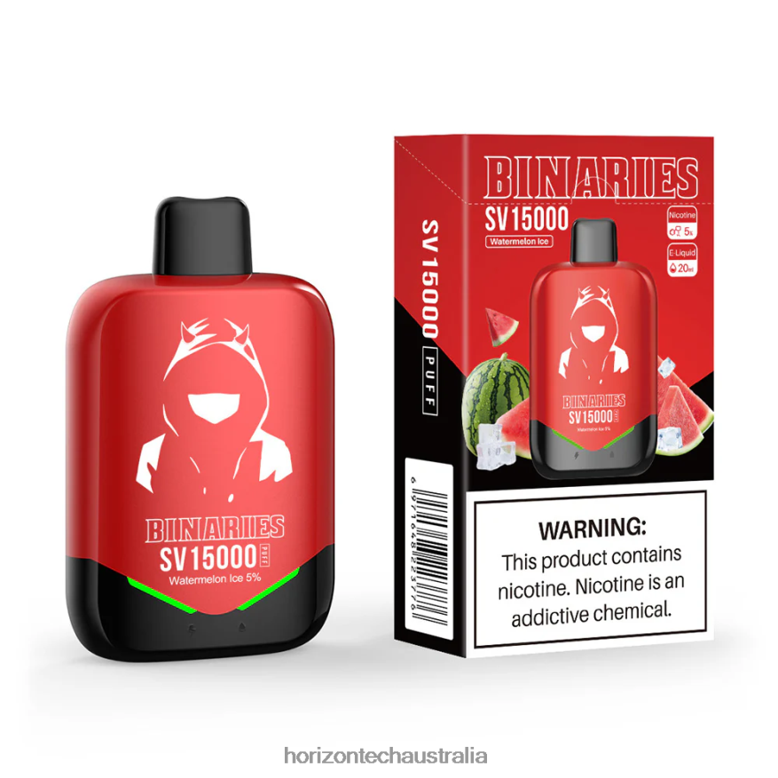 HorizonTech Binaries Cabin Disposable SV VJ2DVJ95 Watermelon Ice - HorizonTech Disposable Vape
