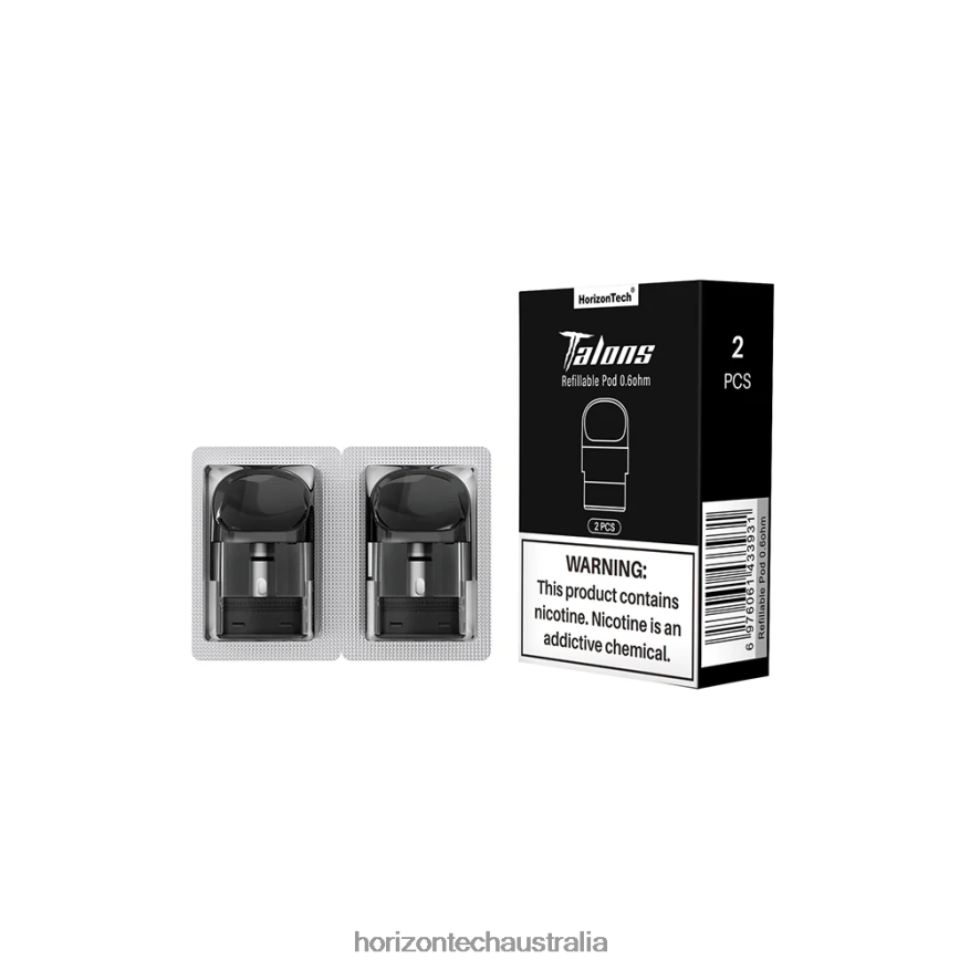 HorizonTech Talons Replacement Pods VJ2DVJ19 0.6ohm - HorizonTech Vape Australia