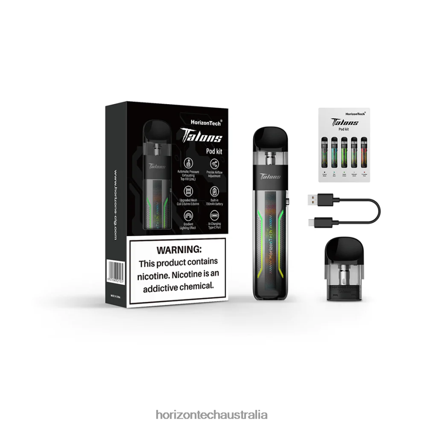 HorizonTech Talons Starter Kit VJ2DVJ200 Midnight Silver - HorizonTech Canberra