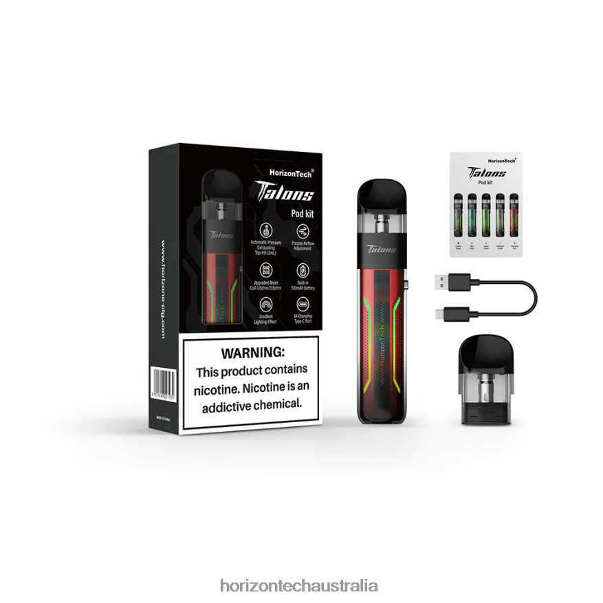 HorizonTech Talons Starter Kit VJ2DVJ202 Cinnabar Red - Horizon Tech Company